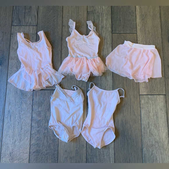 Capezio Other - Girls’ Dance Leotard Skirt Lot Sz Smalls pink Capezio Cat & Jack More than magic